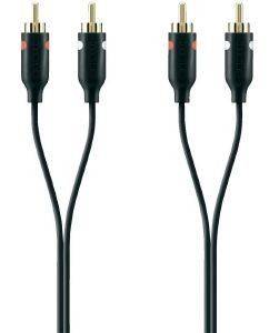 BELKIN F3Y098BF2M AUDIO CABLE 2XRCA/2XRCA M/M 2M BLACK GOLD