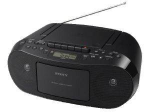 SONY CFD-S50B CD/CASSETTE BOOMBOX BLACK SONY CFD-S50B CD/CASSETTE BOOMBOX BLACK