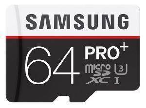 SAMSUNG MB-MD64DA/EU 64GB MICRO SDHC PRO PLUS CLASS 10 + ADAPTER SAMSUNG MB-MD64DA/EU 64GB MICRO SDHC PRO PLUS CLASS 10 + ADAPTER