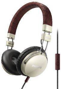 PHILIPS SHL5505YB/00 HEADBAND HEADPHONES WITH MIC FOLDIE ON-EAR CREAM/BROWN