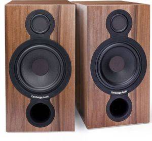 CAMBRIDGE AUDIO AERO 2 STAND-MOUNT SPEAKERS WALNUT CAMBRIDGE AUDIO AERO 2 STAND-MOUNT SPEAKERS WALNUT