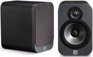 Q ACOUSTICS 3020 BOOKSHELF SPEAKERS MATTE GRAPHITE