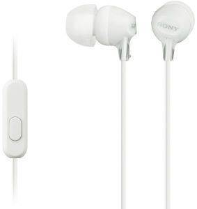 SONY MDR-EX15AP IN-EAR HEADSET WHITE