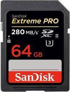 SANDISK SDSDXPB-064G-G46 EXTREME PRO 64GB SDXC UHS-II SANDISK SDSDXPB-064G-G46 EXTREME PRO 64GB SDXC UHS-II