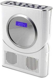 SOUNDMASTER BCD250 WATERSPLASHPROOF BATHROOM CD CLOCK RADIO SILVER