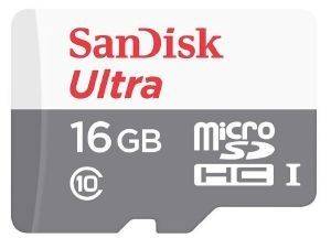 SANDISK SDSQUNB-016G-GN3MN ULTRA MICRO SDHC 16GB UHS-I CLASS 10 SANDISK SDSQUNB-016G-GN3MN ULTRA MICRO SDHC 16GB UHS-I CLASS 10
