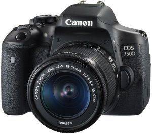 CANON EOS 750D KIT + EF-S 18-55MM F/3.5-5.6 IS STM