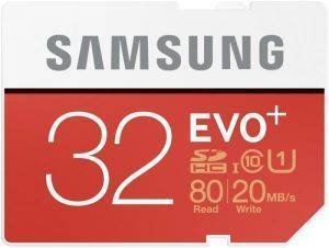 SAMSUNG MB-SC32D/EU EVO PLUS 32GB SDHC CLASS 10 SAMSUNG MB-SC32D/EU EVO PLUS 32GB SDHC CLASS 10