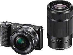 SONY ALPHA 5000 KIT BLACK + 16-50MM + 55-210MM SONY ALPHA 5000 KIT BLACK + 16-50MM + 55-210MM