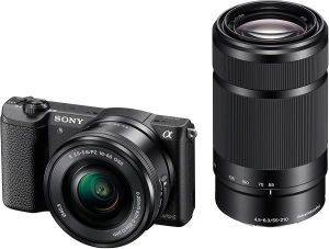 SONY ALPHA 5100 KIT BLACK + 16-50MM + SEL 55-210MM