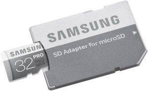 SAMSUNG MB-MG32EA/EU 32GB MICRO SDHC PRO CLASS 10 + ADAPTER SAMSUNG MB-MG32EA/EU 32GB MICRO SDHC PRO CLASS 10 + ADAPTER