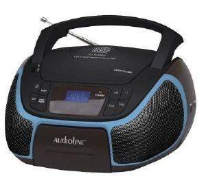 BOOMBOX CD MP3 USB ΦΩΤ ΟΘΟΝΗ AUDIOLINE CD-96 ΜΑΥΡΟ ΜΠΛΕ BOOMBOX CD MP3 USB ΦΩΤ ΟΘΟΝΗ AUDIOLINE CD-96 ΜΑΥΡΟ ΜΠΛΕ