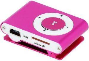 SETTY MP3 + EARPHONES PINK SLOT