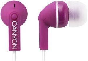 CANYON CNS-CEP01P FASHION EARPHONES PINK CANYON CNS-CEP01P FASHION EARPHONES PINK