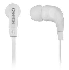 CANYON CNE-CEP2W ESSENTIAL EARPHONES WITH ANTI-TANGLING CABLE WHITE