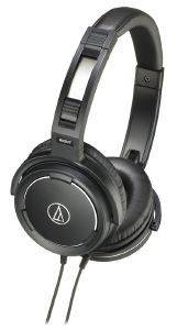 AUDIO TECHNICA ATH-WS55 SOLID BASS OVER-EAR HEADPHONES BLACK AUDIO TECHNICA ATH-WS55 SOLID BASS OVER-EAR HEADPHONES BLACK