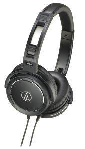 AUDIO TECHNICA ATH-WS55 SOLID BASS OVER-EAR HEADPHONES BLACK