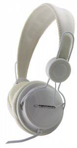 ESPERANZA EH148W STEREO AUDIO HEADPHONES SENSATION WHITE