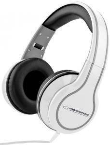 ESPERANZA EH136W STEREO AUDIO HEADPHONES BLUES WHITE