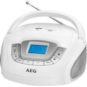 AEG SR 4373 RADIO WITH SD/USB WHITE