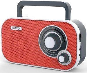 CAMRY CR1140R PORTABLE RADIO FM/AM RED