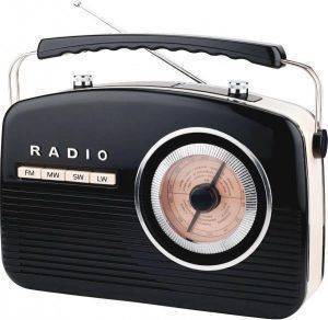 CAMRY CR1130B RETRO RADIO LW/FM BLACK