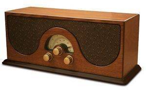 CAMRY CR1108 RETRO STEREO RADIO LW/FM BROWN