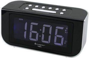 SOUNDMASTER FUR4005 RADIO CONTROLLED CLOCK RADIO BLACK / SILVER SOUNDMASTER FUR4005 RADIO CONTROLLED CLOCK RADIO BLACK / SILVER