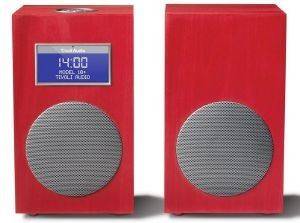 TIVOLI MODEL 10 M10CCR CONTEMPORARY COLLECTION WITH STEREO SPEAKERS CARMINE/ SILVER