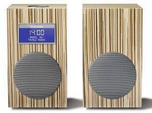 TIVOLI MODEL 10 M10CL SUPERIOR EDITION WITH STEREO SPEAKERS LINES/ SILVER TIVOLI MODEL 10 M10CL SUPERIOR EDITION WITH STEREO SPEAKERS LINES/ SILVER