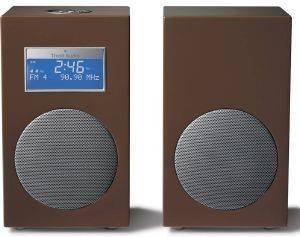 TIVOLI MODEL 10 M10CCB SUPERIOR EDITION WITH STEREO SPEAKERS CHESTNUT BROWN/ SILVER