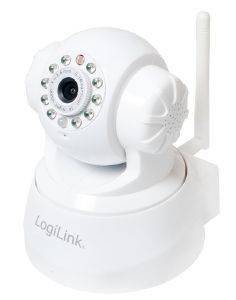 LOGILINK WC0030W WLAN INDOOR PAN-TILT IP CAMERA WITH NIGHT VISION, MOTION SENSOR, 2-WAY AUDIO 300K LOGILINK WC0030W WLAN INDOOR PAN-TILT IP CAMERA WITH NIGHT VISION, MOTION SENSOR, 2-WAY AUDIO 300K