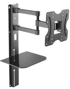 MACLEAN MC-771 TV WALL MOUNT 23-42\'\' WITH SHELF