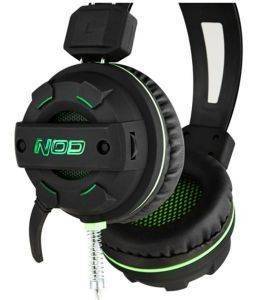 NOD G-HDS-002 GAMING HEADSET WITH FLEXIBLE MICROPHONE AND GREEN LED