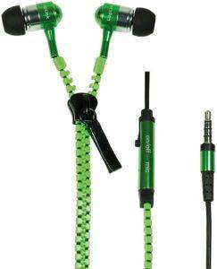 LOGILINK HS0023 ZIPPER STEREO IN-EAR HEADSET NEON GREEN