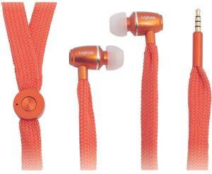 LOGILINK HS0027 STRING EARPHONE WITH INLINE MICROPHONE ORANGE LOGILINK HS0027 STRING EARPHONE WITH INLINE MICROPHONE ORANGE