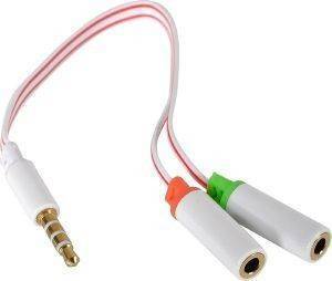 SANDBERG HEADSET CONVERTER DUAL - SINGLE JACK