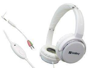 SANDBERG 125-89 HOME\'N STREET HEADSET WHITE SANDBERG 125-89 HOME\'N STREET HEADSET WHITE
