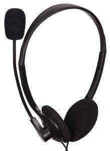 GEMBIRD MHS-123 STEREO HEADSET WITH VOLUME CONTROL BLACK