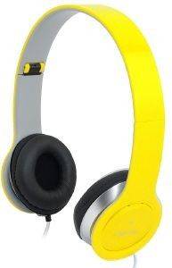LOGILINK HS0030 SMILE STEREO HIGH QUALITY HEADSET WITH MICROPHONE YELLOW LOGILINK HS0030 SMILE STEREO HIGH QUALITY HEADSET WITH MICROPHONE YELLOW