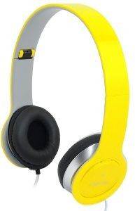 LOGILINK HS0030 SMILE STEREO HIGH QUALITY HEADSET WITH MICROPHONE YELLOW
