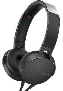 SONY MDR-XB550APB EXTRA BASS HEADPHONES BLACK