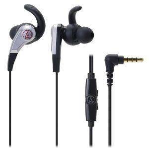 AUDIO TECHNICA ATH-CKX5IS SONICFUEL IN-EAR HEADPHONES WITH IN-LINE MIC & CONTROL BLACK