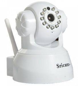 SRICAM SP012 PLUS 720P H.264 WIFI IP CAMERA ONVIF WHITE