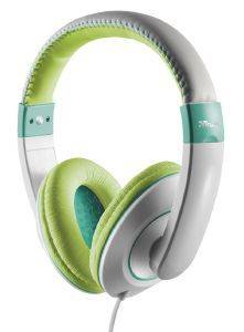 TRUST 19558 SONIN KIDS HEADPHONE GREY/GREEN TRUST 19558 SONIN KIDS HEADPHONE GREY/GREEN