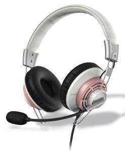 HAMA 139913 STYLE PC HEADSET USB WHITE/PINK