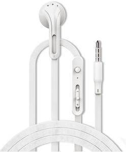 4SMARTS IN-EAR MONO HEADSET TALKCLIP 3.5MM AUDIO CABLE 1.2M WHITE