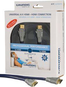 GRUNDIG HDMI CABLE HDMI MALE - HDMI MALE 3M GRUNDIG HDMI CABLE HDMI MALE - HDMI MALE 3M