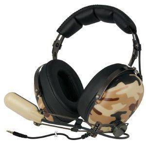 ARCTIC P533 MILITARY OVER-EAR GAMING HEADPHONES WITH BOOM MICROPHONE