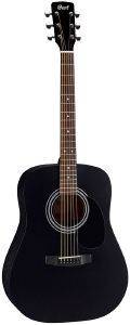   CORT AD810E-BKS DREADNOUGHT BLACK SATIN 